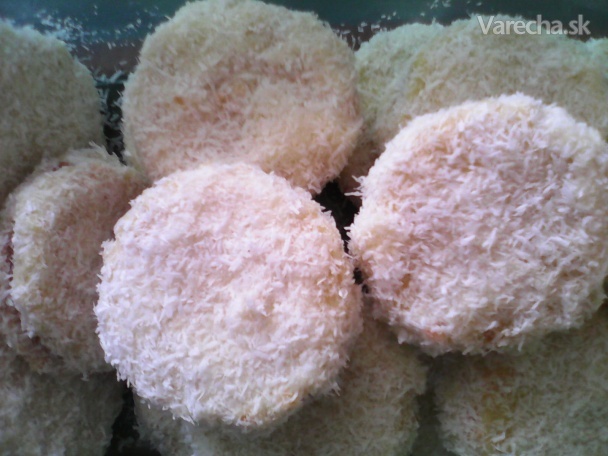 Linecké koláčiky obalené v kokose recept