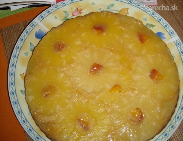 Obrátený ananásový koláč Recepty Varecha.sk