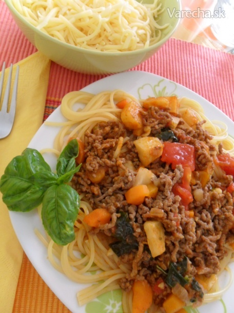Špagety Bolognese recept