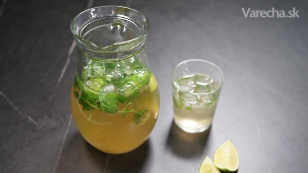 Limetkovo-bazalková limonáda (videorecept) recept