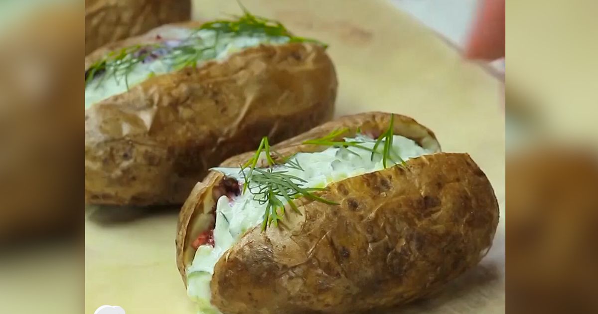 Výborné plnené zemiaky po turecky recept 80min.