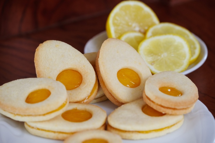 Linecké pečivo s citrónovým krémom recept