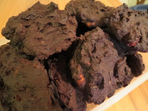 FOTORECEPT: Kakaovo-fazuľové cookies