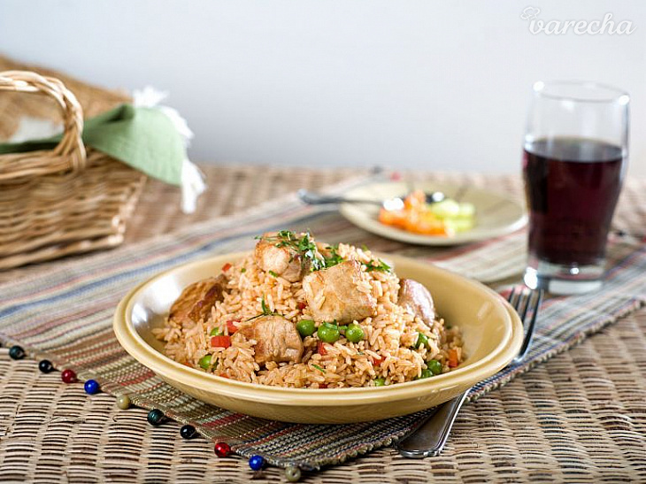 Restovaná ryža Chaufa recept