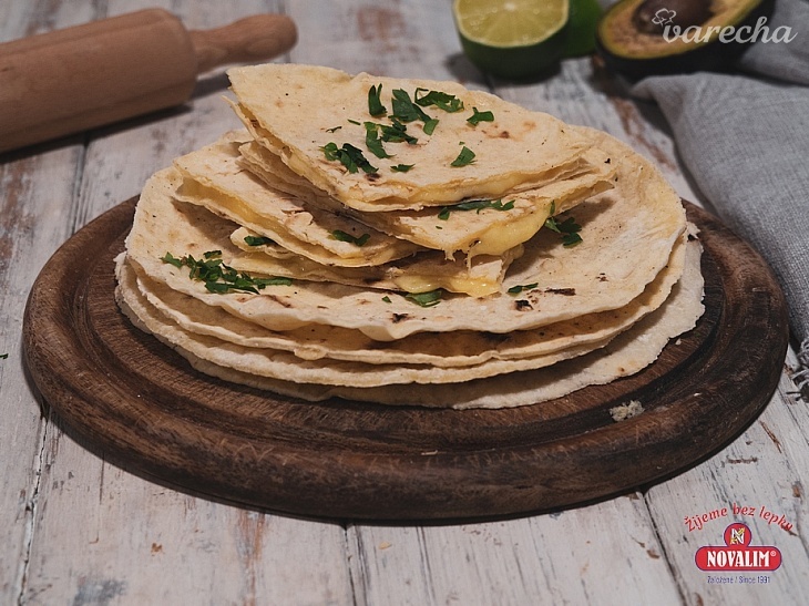 Bezlepkové tortilly a quesadilly recept