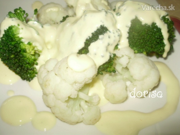 Karfiol a brokolica s holandskou omáčkou recept