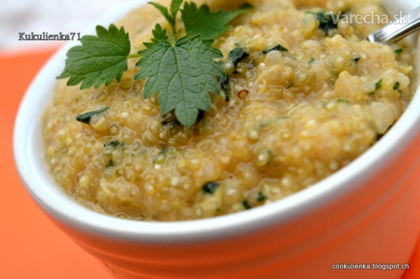 Quinoa so žihľavou na spôsob risotta (fotorecept) recept