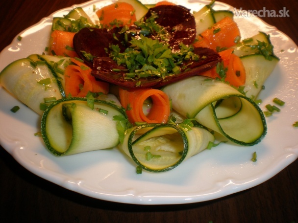 Carpaccio zeleninové recept