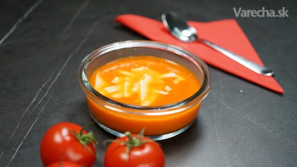 Paradajková polievka z pečených paradajok (videorecept) recept ...