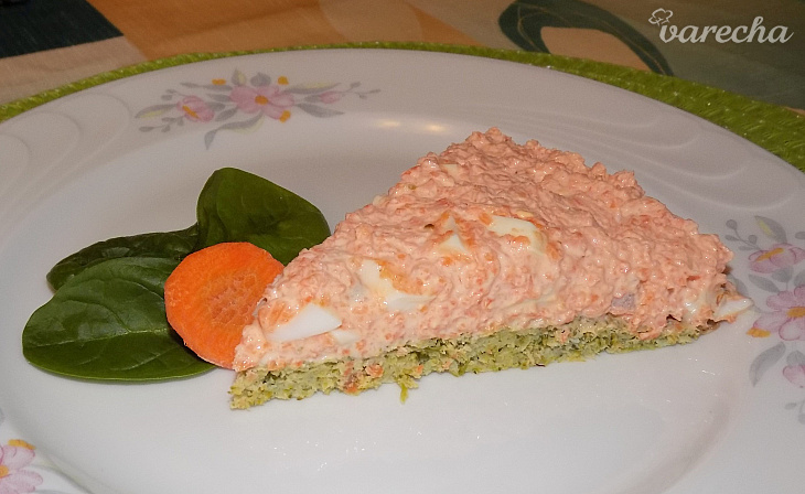 Slaný brokolicový koláč (fotorecept) recept