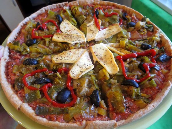 FOTORECEPT: Špaldová pizza so sardinkovou omáčkou a pórkom ...