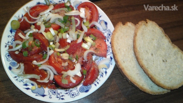 Jarný paradajkový šalát s balzamicovým octom (fotorecept ...