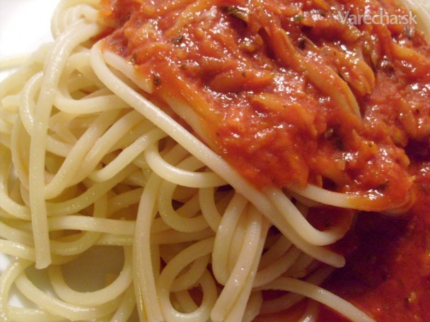 Takmer boloňské špagety (fotorecept) recept