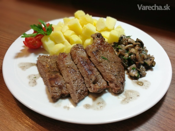 Bravčový steak na prírodno recept