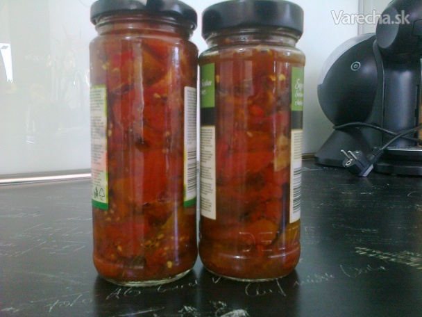 Pripečené paradajky sterilizované recept