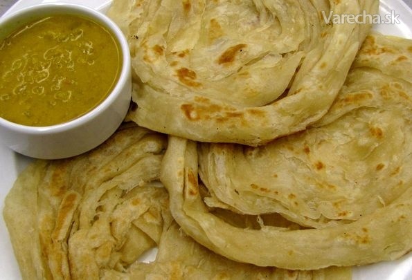 Indická placka Kerala paratha recept