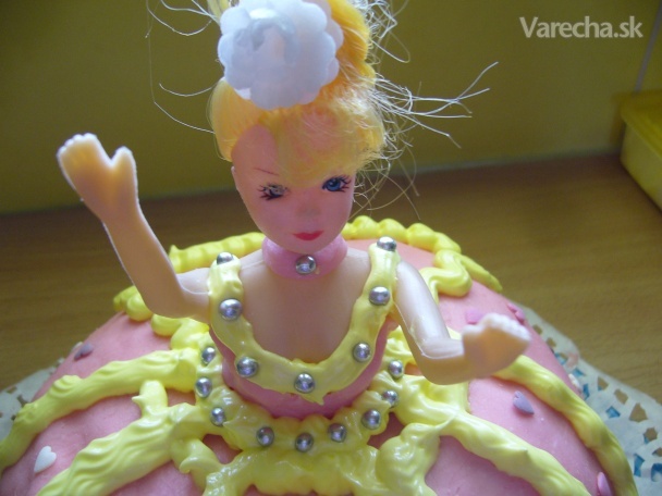 Torta Barbie (fotorecept) recept