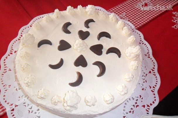 Dia tvarohovo-želatínová torta potiahnutá mascarpone plnkou recept