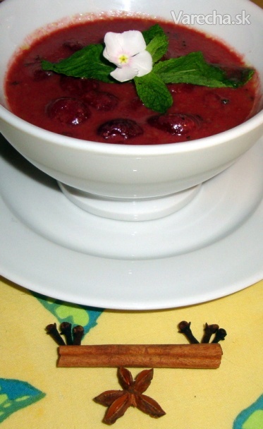 Studená čerešňová polievka pre obrátenú 17-tku (fotorecept ...