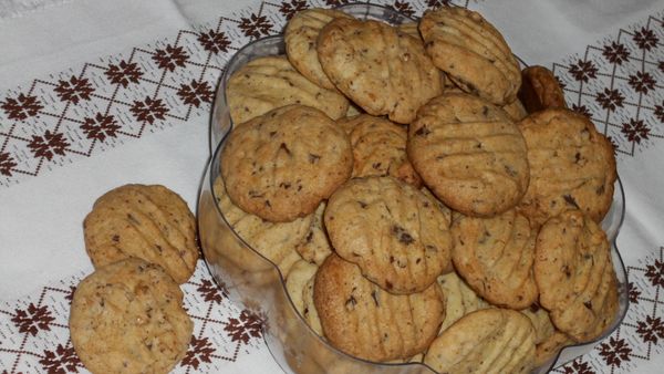 FOTORECEPT: Hrnčekové orechovo-čokoládové cookies ...