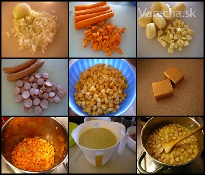 Sladká kukuricová polievka (fotorecept) recept