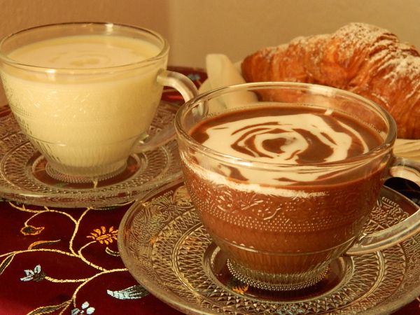 Horúca čokoláda s kokosovým mliekom