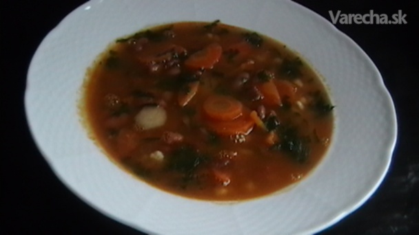Jemná fazuľová polievka (fotorecept) recept