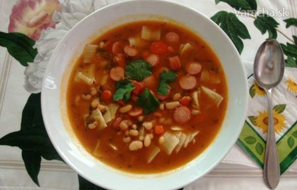 Fazuľová polievka spod Šibenej hory (fotorecept) recept