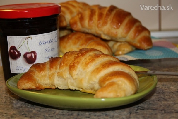 Domáce maslové croissanty (fotorecept) recept