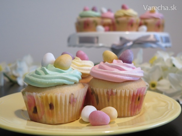 Veľkonočné vanilkové cupcaky (videorecept) recept