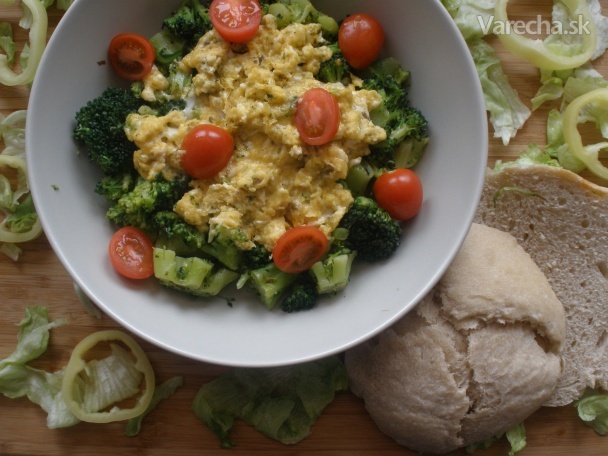 Brokolica s vajíčkami recept