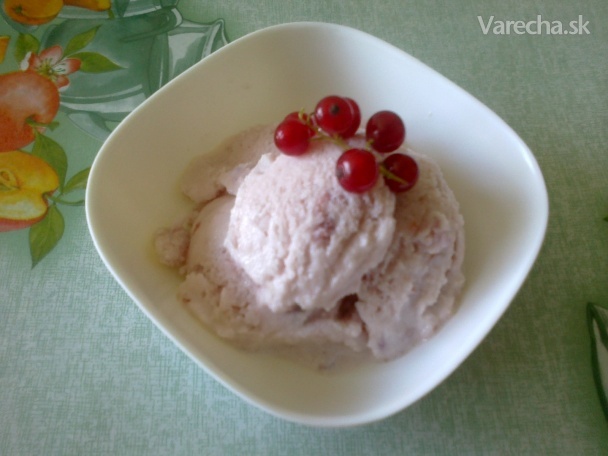 Domáca zmrzlina z mliečnej ryže s višňovou príchuťou (fotorecept ...