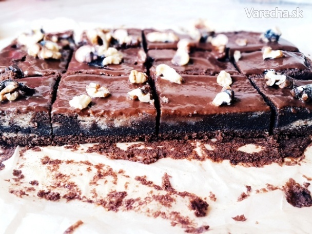 Mramorové čokoládové brownies recept