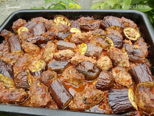 Tepsi kebab baklažánový (fotorecept) recept