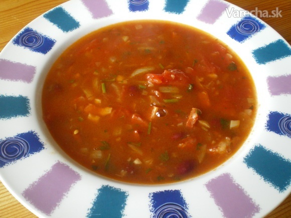 Rýchla fazuľová polievka (fotorecept) recept