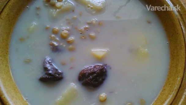 Šošovicová polievka na kyslo so sušenými slivkami (fotorecept ...