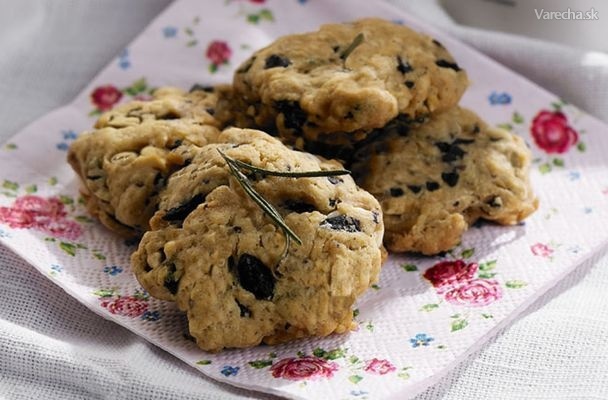 Rozmarínovo-olivové cookies recept