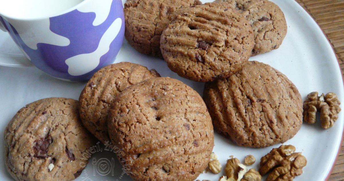 Špaldové cookies s kúskami čokolády, fotogaléria 1 / 6.