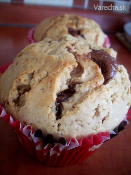 Arašidové Muffinky s čokoládou recept