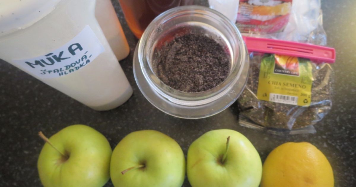 Chia makový koláč s jablkami, fotogaléria 2 / 12.