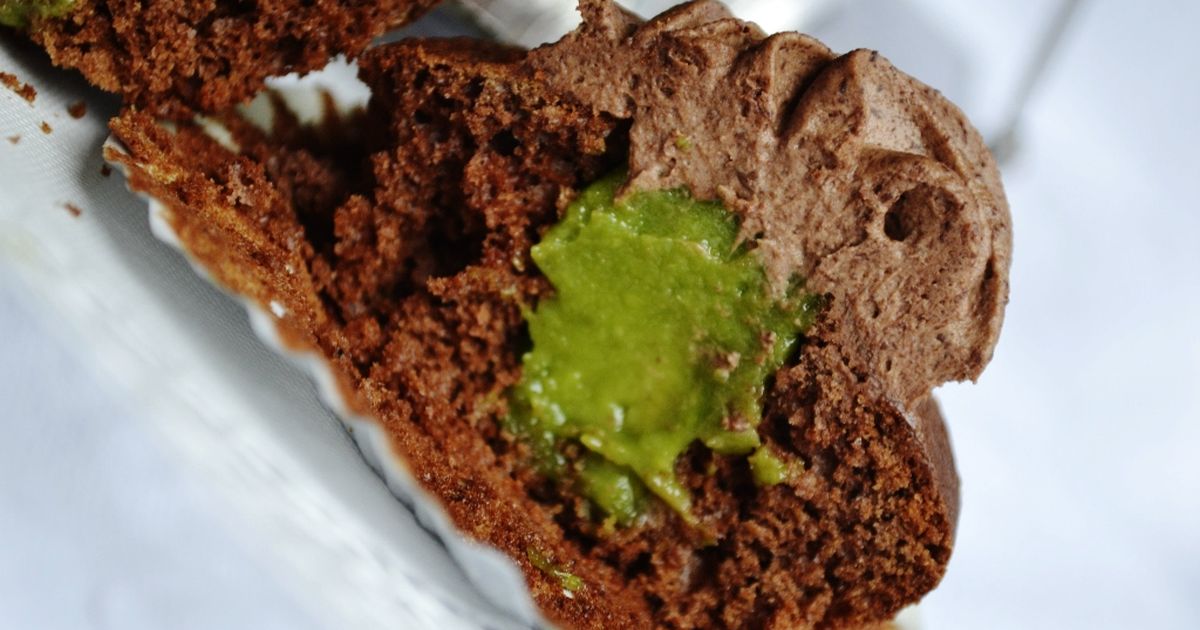 Fotorecept: Čokoládovo-avokádové muffiny, fotogaléria 11 / 12.