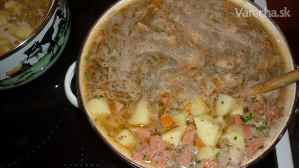 Šošovicová polievka a lá Bogar :) (fotorecept) recept