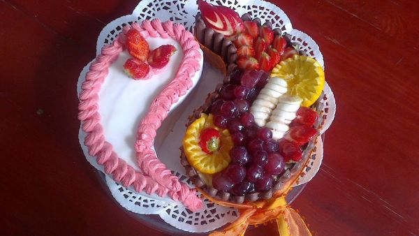 Můj ovocný dortík pro Kačenku