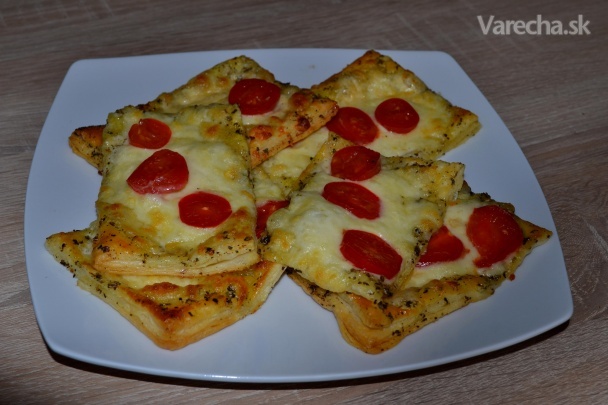 Lístkové cesto s paradajkami a mozzarellou (fotorecept) recept ...