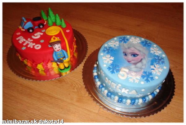 Tortičky pre dvojičky do škôlky na narodeninovú oslavu