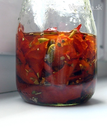 Sušené paradajky (fotorecept) recept