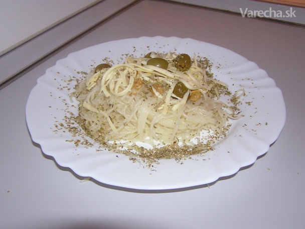 Voňavé olivové špagáty (s hviezdičkou ) Recept
