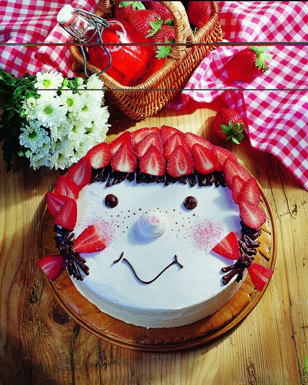 Jahodová torta Červená čiapočka