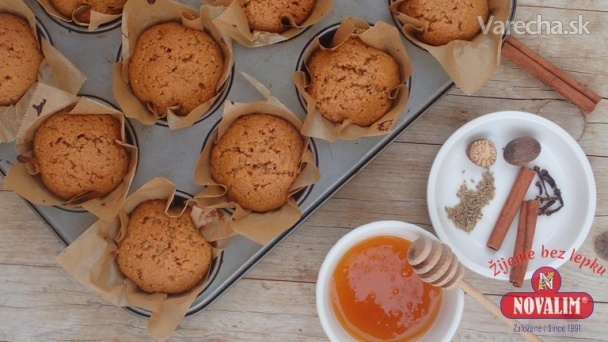 Voňavé medové muffiny bez lepku recept