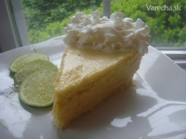 Limetkový paj (Key lime pie with coconut crust) (fotorecept) recept ...